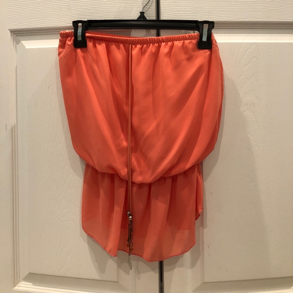 Orange summer top